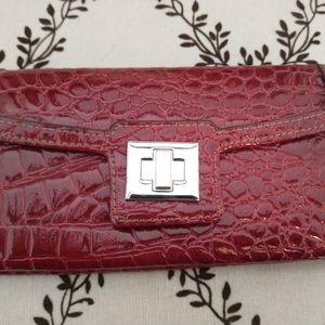 Red Vinyl Wallet